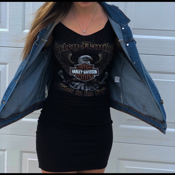 HarleyDavidson Dresses One Of A Kind Harley Davidson Bodycon Dress
